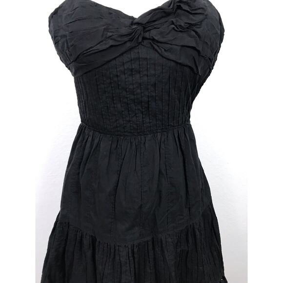 INC International Concepts Petite Pleated Eyelet Hem Tank Dress - Picture 3 of 9